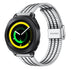 Samsung Gear Sport roestvrij stalen band (zilver/zwart)