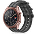 Samsung Galaxy Watch 3 - 41mm nylon gesp band (zwart/grijs)