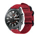 Samsung Galaxy Watch 3 45mm Nylon Strap with Buckle (Red)