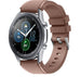 Samsung Galaxy Watch 3 45mm siliconen bandje (koffiebruin)