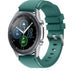 Samsung Galaxy Watch 3 45mm siliconen bandje (dennengroen)