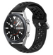 Samsung Galaxy Watch 3 - 45mm siliconen bandje met gaatjes (zwart) 