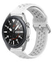 Samsung Galaxy Watch 3 - 45mm siliconen bandje met gaatjes (wit)