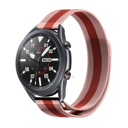 Samsung Galaxy Watch 3 45mm Milanese Strap (Red/Pink)