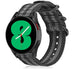 Samsung Galaxy Watch 4 - 44mm nylon gesp band (zwart/grijs)