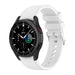 Samsung Galaxy Watch 4 Classic 42mm siliconen band (wit)
