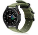 Samsung Galaxy Watch 4 Classic 42mm nylon gesp band (groen)