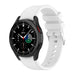 Samsung Galaxy Watch 4 Classic 46mm siliconen band (wit)