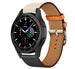 Samsung Galaxy Watch 4 Classic 46mm leren bandje (wit/donkerblauw)