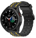 Samsung Galaxy Watch 4 classic 46mm sport gesp band (zwart/geel)