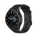 Samsung Galaxy Watch 4 Classic 42mm Luxe Siliconen bandje (zwart)