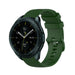Samsung Galaxy Watch 42mm Luxe Siliconen bandje (legergroen)