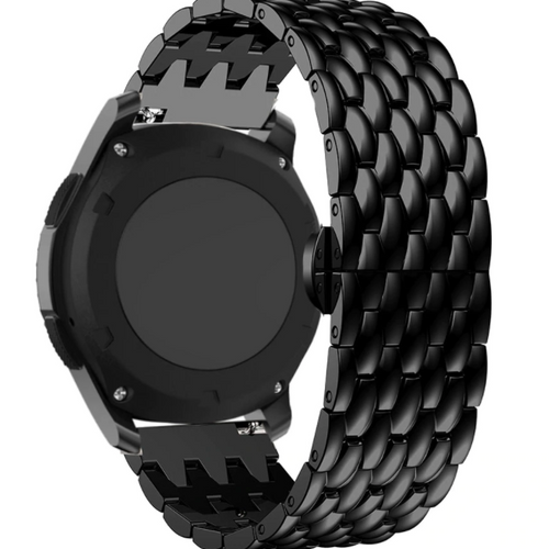 Amazfit Bip 6 draken stalen band (zwart)