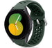 Samsung Galaxy Watch 5 - 40mm siliconen bandje met gaatjes (legergroen)