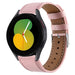 Samsung Galaxy Watch 5 - 40mm leren bandje (roze)