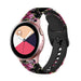 Pink Flower Samsung Galaxy Watch Active bandje