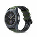 Samsung Galaxy Watch Active siliconen / leren bandje (groen)