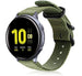 Samsung Galaxy Watch Active nylon gesp band (groen)