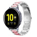 Samsung Galaxy Watch Active stalen band (zilver/roze)