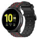 Samsung Galaxy Watch Active sport gesp band (zwart/rood)