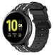 Samsung Galaxy Watch Active sport gesp band (zwart/wit)