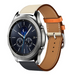 Samsung Gear S3 Leather Strap (White/Dark Blue)