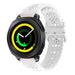 Samsung Gear Sport siliconen bandje met patroon (wit)