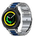 Samsung Gear Sport stalen band (zilver/blauw)