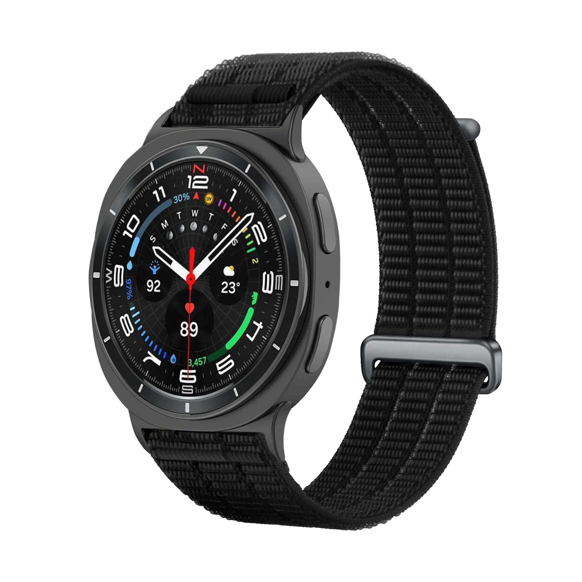 Samsung Galaxy Watch 9 - 40mm Nylon Air Strap (Black)