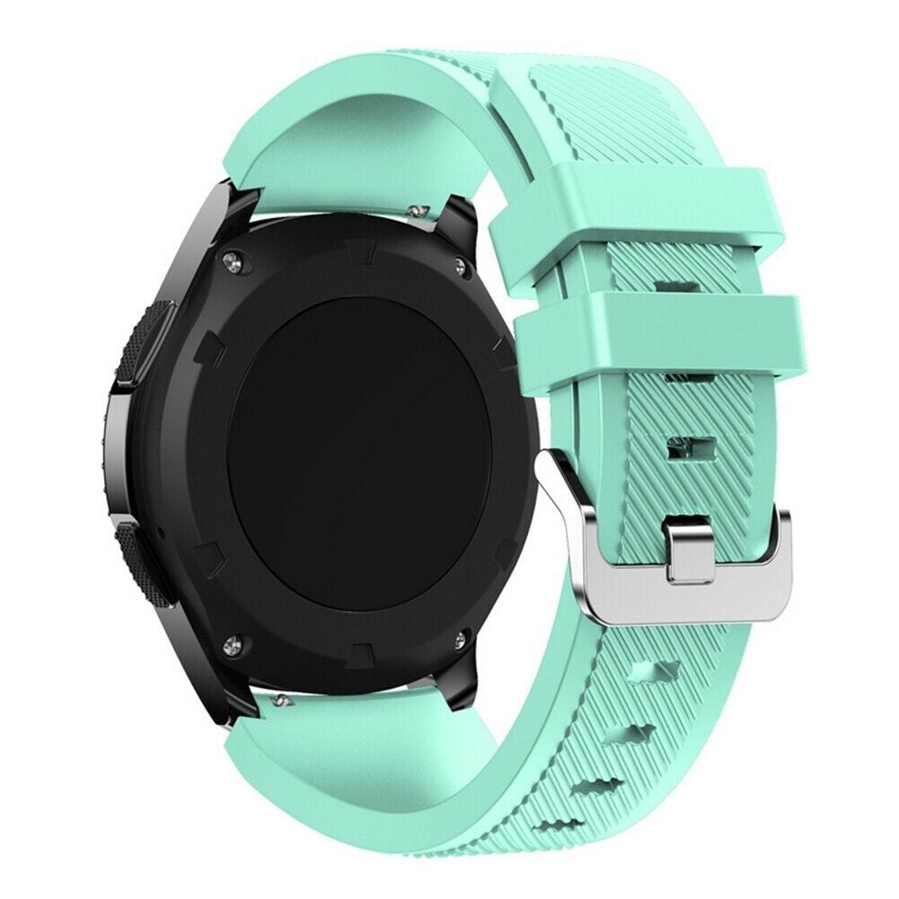 Coros Apex 42mm twill siliconen bandje (aqua)
