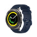 Samsung Gear Sport Luxe Siliconen bandje (donkerblauw)
