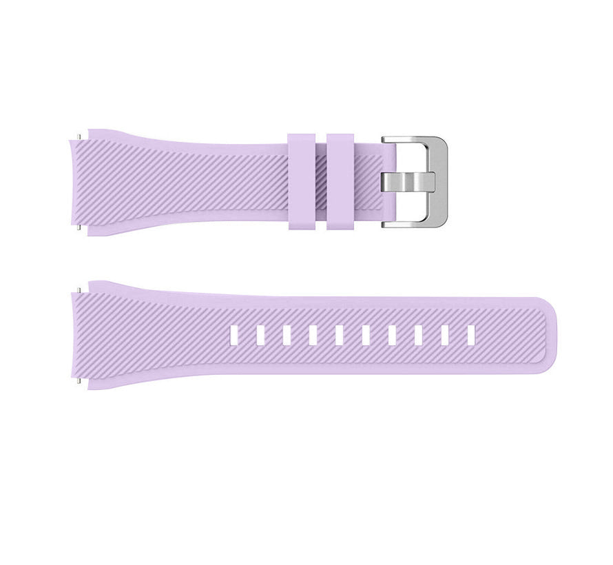 Coros Apex 46mm twill siliconen bandje (lila)