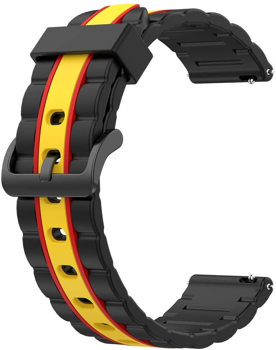 Coros Pace 4 special edition band (zwart/geel)