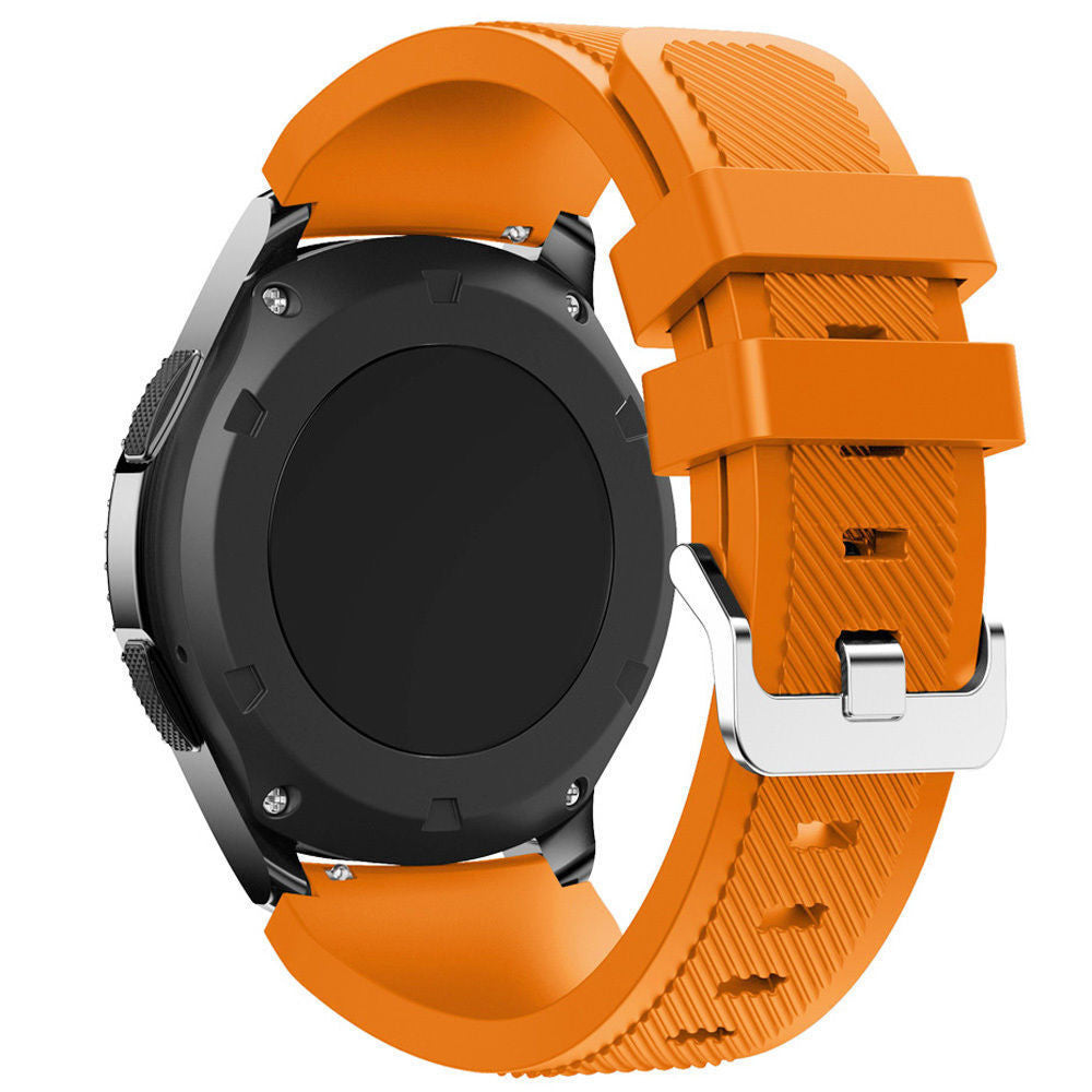 Coros Apex 46mm twill siliconen bandje (oranje)