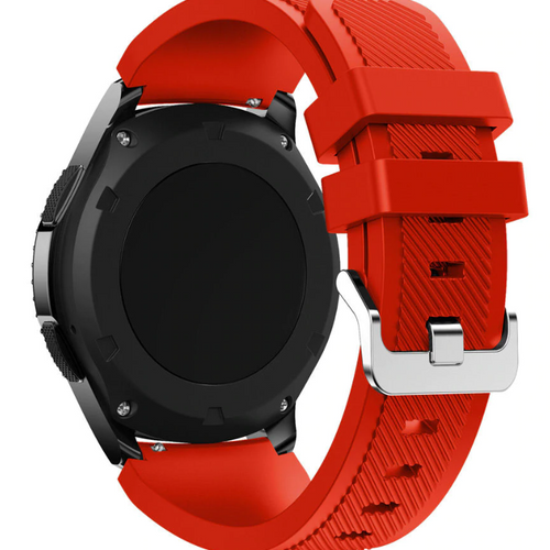 Amazfit Bip 3 (Pro) twill siliconen bandje (rood)