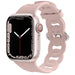 Apple Watch silicone chain band (roze)