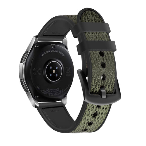 Coros Pace 2 Nylon Hybrid Strap (Green)