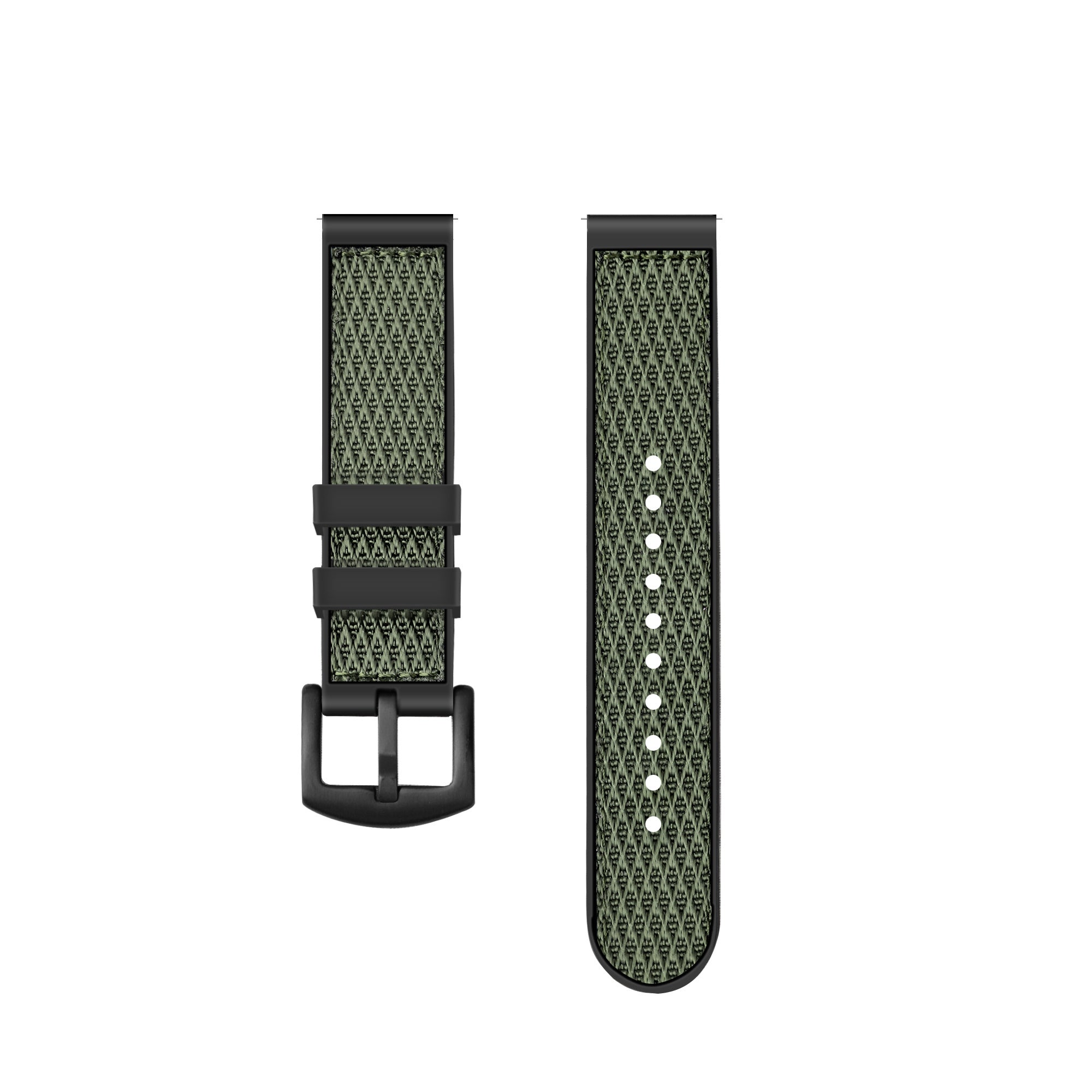 Amazfit Bip U (Pro) nylon hybrid bandje (groen)