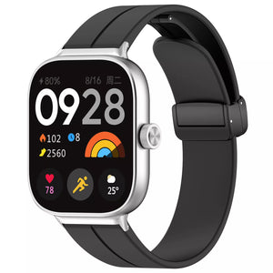Redmi Watch 4  D-buckle siliconen bandje (zwart)