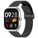 Redmi Watch 4  D-buckle siliconen bandje (zwart)