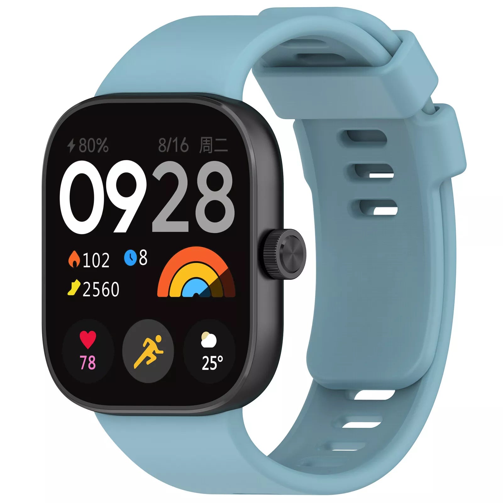 Xiaomi Smart Band 9 Pro siliconen bandje (lichtblauw)