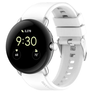 Google Pixel Watch 4 - 41mm Silicone Strap (White)