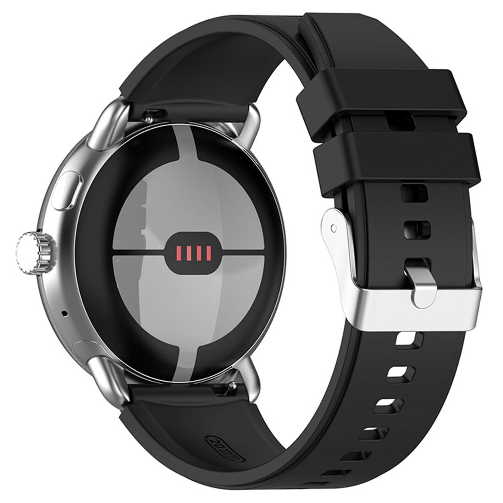 Google Pixel Watch 4 - 41mm siliconen bandje (zwart)