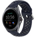 Fossil Gen 5e - 44mm siliconen bandje met gaatjes (donkerblauw)