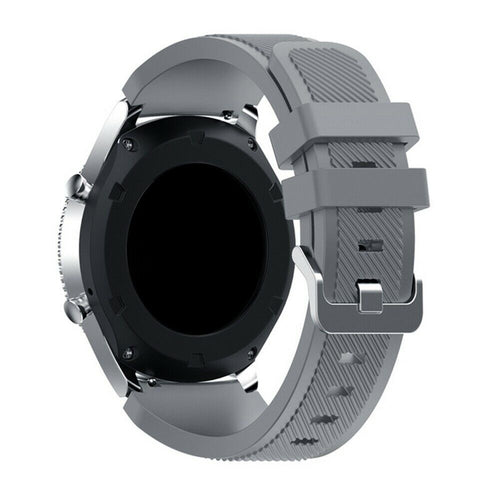 Amazfit Bip U (Pro) twill siliconen bandje (grijs)
