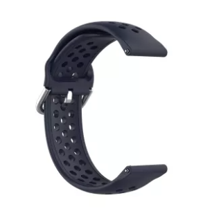 Fossil Gen 4 Explorist (HR) siliconen bandje met gaatjes (donkerblauw)