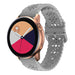 Samsung Galaxy Watch Active siliconen bandje met patroon (grijs)