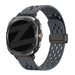 Bandz Samsung Galaxy Watch Ultra D-buckle sport band 'Air' (donkergrijs)
