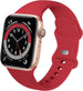 Apple Watch siliconen bandje (rood)
