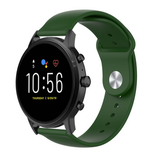 Fossil Gen 4 Explorist (HR) sport band (legergroen)
